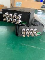 Convertidor óptico multifuncional de fibra a video de 8 canales, RS485, datos, 20km, SM, MM