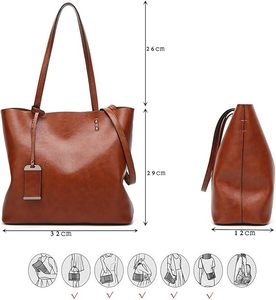 Sac à main bandoulière de luxe vintage portable en cuir PU avec fermeture éclair, petit MOQ personnalisé, pour femmes - Product Image 2