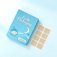 Boîte d'emballage en carton blanc pour patchs de sommeil imprimés mat de haute qualité