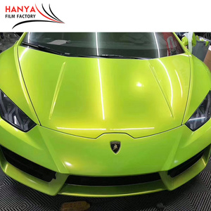 Factory Price Self Adhesive PET Film <strong>Fluorescent</strong> Yellow Auto Body Car Wrap <strong>Vinyl</strong> - Product Image 4