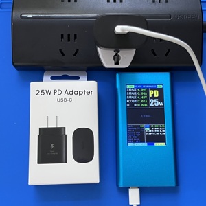 Cargador de <span class=keywords><strong>Carga</strong></span> Rápida de 25W para <span class=keywords><strong>Samsung</strong></span> S23 S24 S25 Note20, Adaptador de Enchufe para EE. UU., UE y Reino Unido, Cargadores de Viaje USB-C al por Mayor - Product Image 2