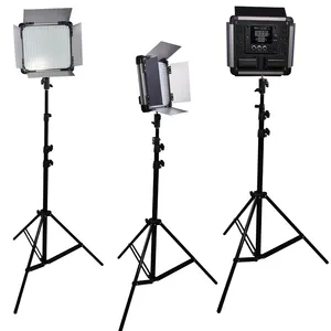 HOT! Studio lighting equipment 42w filming vlogging kit 3200-5500K led soft video panel light E-528II for makeup fill lights