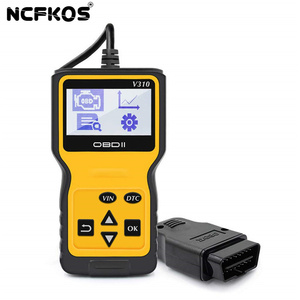NCFKOS portátil OBD2 escáner herramienta de diagnóstico de coche V310 CE FCC RoHS Analizador de motor y lector de código con <span class=keywords><strong>1</strong></span> año de garantía - Product Image 6