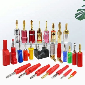 Chất Lượng Cao Mạ Vàng 4Mm 2Mm 3Mm Chuối Và Đầu Kết Nối Nhà Máy Cung Cấp Trực Tiếp Đồng Chuối Cắm - Product Image 1