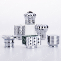 Tapa de Metal para Botellas de Perfume, Bonitas Tapas Brillantes para Fragancias, Tapas de Perfume de Lujo de Zamak