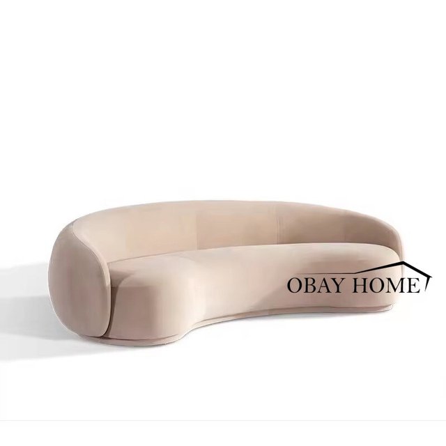 Soft Round Modern Couch Simple Sofa Minimalist Special Shaped Living Room Wedding Sofas