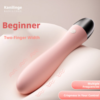 Kanillinge USB-Betriebener Mini-Vaginalvibrator mit Fernbedienung für Weibliche Masturbation G-Punkt Orgasmus - Wasserdicht IP67 10 Frequenzen