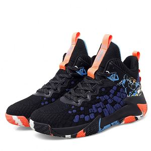 Vente en gros de baskets de haute qualité respirantes avec plateforme et amorti, antidérapantes, réfléchissantes, pour le basketball en plein air, pour hommes - Product Image 4