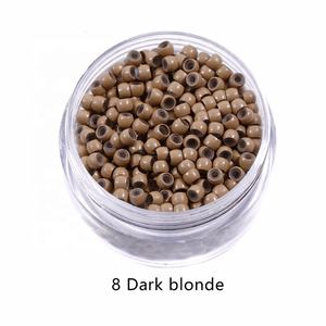 Silicone Foderato Nano Micro Anelli Micro Perle di Estensioni Dei Capelli del silicone Perline Strumento di Micro Anelli Del Silicone 1000pcs Tubo anello nano 3mm - Product Image 3