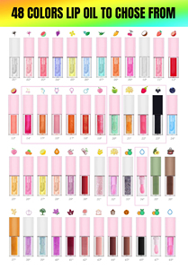 Nouvel Huile à Lèvres Populaire avec Applicateur Métallique, Parfum Fruité, Huile Nourrissante Brillante pour les Lèvres, Baume Lissant et Confortable, Soin des Lèvres, Logo Personnalisé - Product Image 3