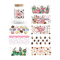 Infirmière enseignante MAMA mère Religion chrétienne personnalisée 3D UV Dtf transfert tasse enveloppes pour 16oz verre canettes de bière tasse froide enveloppes