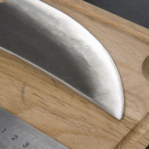 Couteau de chasse et de <span class=keywords><strong>boucherie</strong></span> Xingye Yangjiang Factory, lame pleine, 5,5 pouces, forgé à la main, avec étui en cuir - Product Image 3