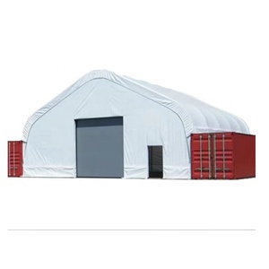 Abri pour conteneur avec isolation thermique et protection UV, structure <span class=keywords><strong>en</strong></span> acier galvanisé, tente de couverture pour conteneur maritime extérieur - Product Image 1