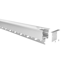 Canal de profil en aluminium monté suspendu encastré extra profond pour loger la lampe à LED 50*55mm