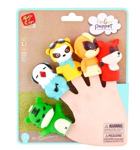 Đạo Cụ Kể Chuyện Động Vật Thực Tế Hoạt Hình Chất Lượng Cao Cho Trẻ Em Rối Ngón Tay Nhựa Vinyl Mềm - Product Image 2