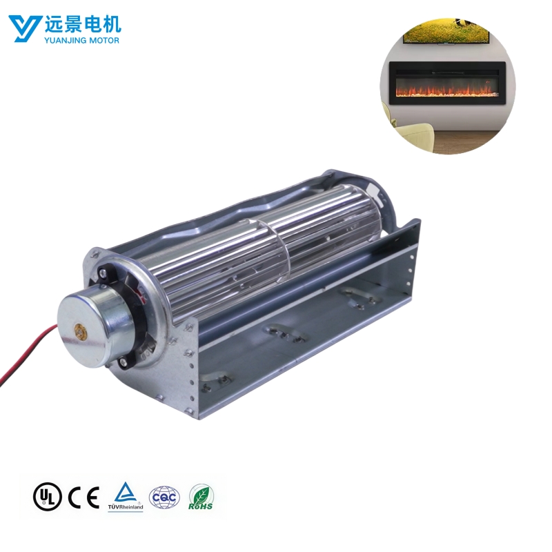 25V-50V DC тангенциальный вентилятор с поперечным потоком для каминного воздухоочистителя и кондиционера, детали для домашнего обогревателя