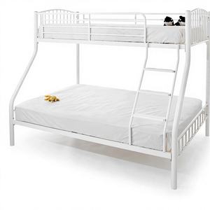 Двухъярусная кровать размера «Queen-size» с металлическим каркасом, настраиваемая, для общежитий, с лестницей, для взрослых и детей - Product Image 3