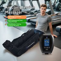 Bottes de massage pneumatique sans fil à logo personnalisé pour la relaxation complète des jambes, soin des pieds d'athlète et récupération, pour le soulagement de l'œdème