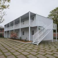 Casa Contenedor Modular de Lujo con Panel Sándwich de Acero Plegable Prefabricado, Diseño Moderno, Instalación Rápida, Color Personalizado para Construcción