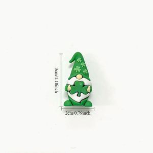 Wholesale St. Patrick's Day Decorations Ireland Festival Clover Doll Standing Green <b>Leaf</b> Gnome Ornaments Plastic Cartoon - Product Image 6