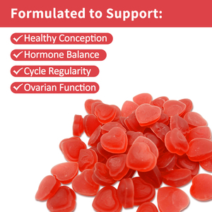 Gomitas de Probióticos de Marca Privada para el Apoyo a la Fertilidad, Suplementos Vitamínicos Prenatales, Multivitaminas, Gomitas para la Fertilidad, Gomitas para Mujeres - Product Image 2