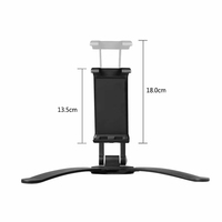 Support de tablette 2 en 1 pliable, support de téléphone en aluminium réglable à rotation 360°