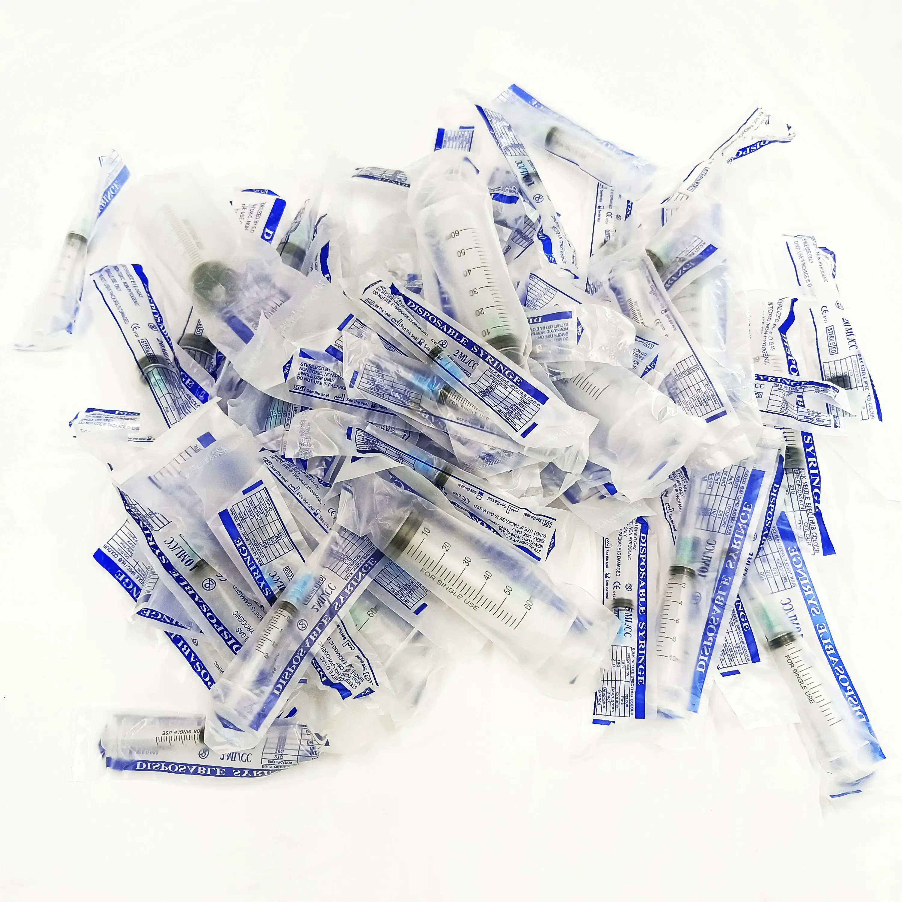 工場獣医用プラスチックシリンジ1ml 2ml 5ml 10ml 20ml 50ml 60ml豚羊動物用