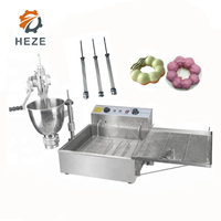 Machine à beignets commerciale en acier inoxydable, automatique, pour beignets ronds, rapide