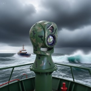 Nhà máy dài phạm vi nhiệt Marine-grade 4K/5MP cố định IP máy ảnh với ống kính góc rộng và tốt thấp-ánh sáng/IR - Product Image 1