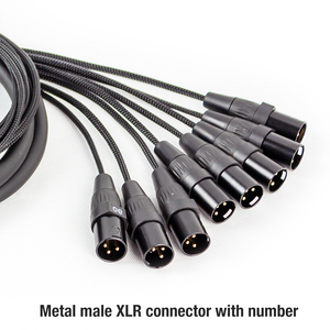 Cáp Rắn Âm Thanh Đa Lõi Xlr Đực 4/6/8CH Chuyên Nghiệp Từ Nhà Máy OEM Đến 6.35Mm Cáp Serpentine - Product Image 3