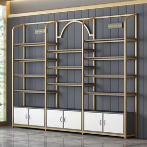 LE Hair <b>Salon</b> Shelf Display Cabinet Beauty <b>Salon</b> Multi-layer Storage Rack Cosmetics Display Rack - Product Image 3