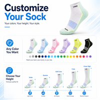 Chaussettes de sport professionnelles pour la course à pied, respirantes, anti-odeur, en coton et maille, chaussettes de sport athlétiques personnalisées, coupe basse