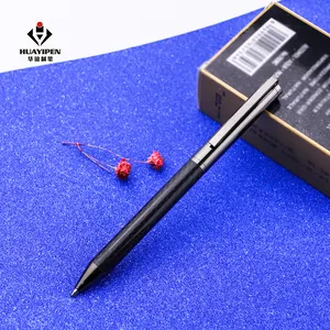 Ball Pen Gun Black Metal Ball/Roller Pen Best Luxury Brands Carbon Fiber Pen For Papeleria Gift Pen Logo Logo Logo