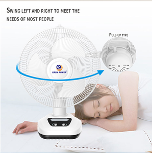 12 inch năng lượng mặt trời sạc <span class=keywords><strong>Fan</strong></span> ACDC khẩn cấp <span class=keywords><strong>fan</strong></span> đối với trang chủ với ánh sáng - Product Image 5