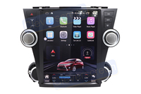 Lecteur vidéo Android pour voiture avec écran tactile DSP, montage sur tableau de bord pour Highlander - GPS CarPlay FM/USB/AUX