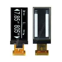 Pantalla OLED Raspberry Pi Blanca PM-Mono I2C de 64x128 y 1.3 Pulgadas con Conector de Controlador SH1107 y Soporte de Montaje