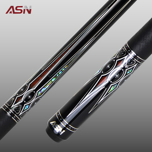 Queue de billard professionnelle ASN TZ-S02 en fibre de carbone de haute qualité, longueur 147 cm, poids 19,5 oz, pointe de 12,5 mm, 2 pièces - Product Image 5