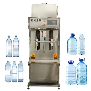 Komplette halbautomat ische Produktions linie für natürliche Trinkwasser abfüllanlagen in PET-Flaschen