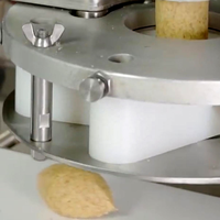 Nouvelle machine à kibbeh électrique entièrement automatique à haute efficacité avec écran tactile 220V, construction en acier