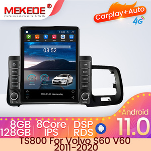 Mekede Android đài phát thanh xe cho Volvo S60 V60 2011-2020 8 + 128 gam xe-Play + Auto Key đèn DVD player Android xe đa phương tiện - Product Image 2