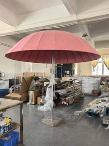 Modern Tasarım Su Geçirmez Hafif Açık Hava İş Şemsiyesi Alüminyum Yapılı Mermer Tabanlı Avlu Otel İçin - Product Image 2