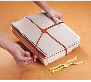 Grands élastiques robustes en caoutchouc pour organiser les jeux de société, fixer les marque-pages et les livres - Product Image 4