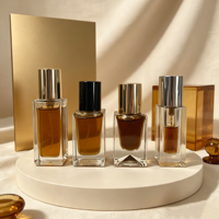 Botol Parfum Kaca Tipis Kosong Mini 5ml 10ml 15ml dengan Pompa Semprot