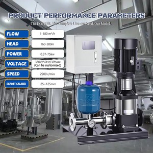 75kw High Multistage Centrifugal <b>Pump</b> CDL Iron Stainless Steel Vertical Booster <b>Pump</b> for System Water Supply - Product Image 2