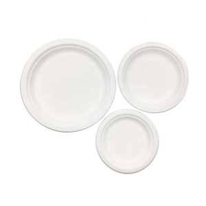 Desechables biodegradables 100 bagazo pequeña bola de masa <span class=keywords><strong>salsa</strong></span> plato placas - Product Image 4