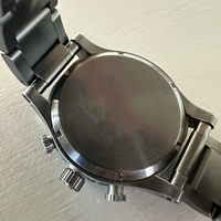 Montres à quartz pour hommes en acier inoxydable, étanches, multifonctionnelles, avec cadran à chiffres arabes, de luxe, 51 mm, vente en gros