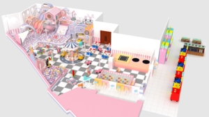 Toboganes de gran altitud luminosos especialmente diseñados, equipo de patio interior que incluye trampolín colorido, <span class=keywords><strong>parques</strong></span> de atracciones, <span class=keywords><strong>arena</strong></span> - Product Image 2