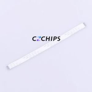 JS10A-10P-200-4-8 FFC Cable (Flexible Flat Cable) P=1mm Connector 10P 1mm 0.3mm Non-Inverting - Product Image 1