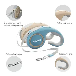 3M5M犬の格納式牽引ロープ耐久性のある犬の鎖猫子犬ハーネスベルト自動柔軟な中小犬ペット製品 - Product Image 3