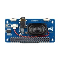 GamePi13 Consola de Juegos LCD de 1.3 Pulgadas, Raspberry Pi, Resolución 240x240, Chip Controlador ST7789 Integrado, Comunicación SPI, Memoria de 32GB